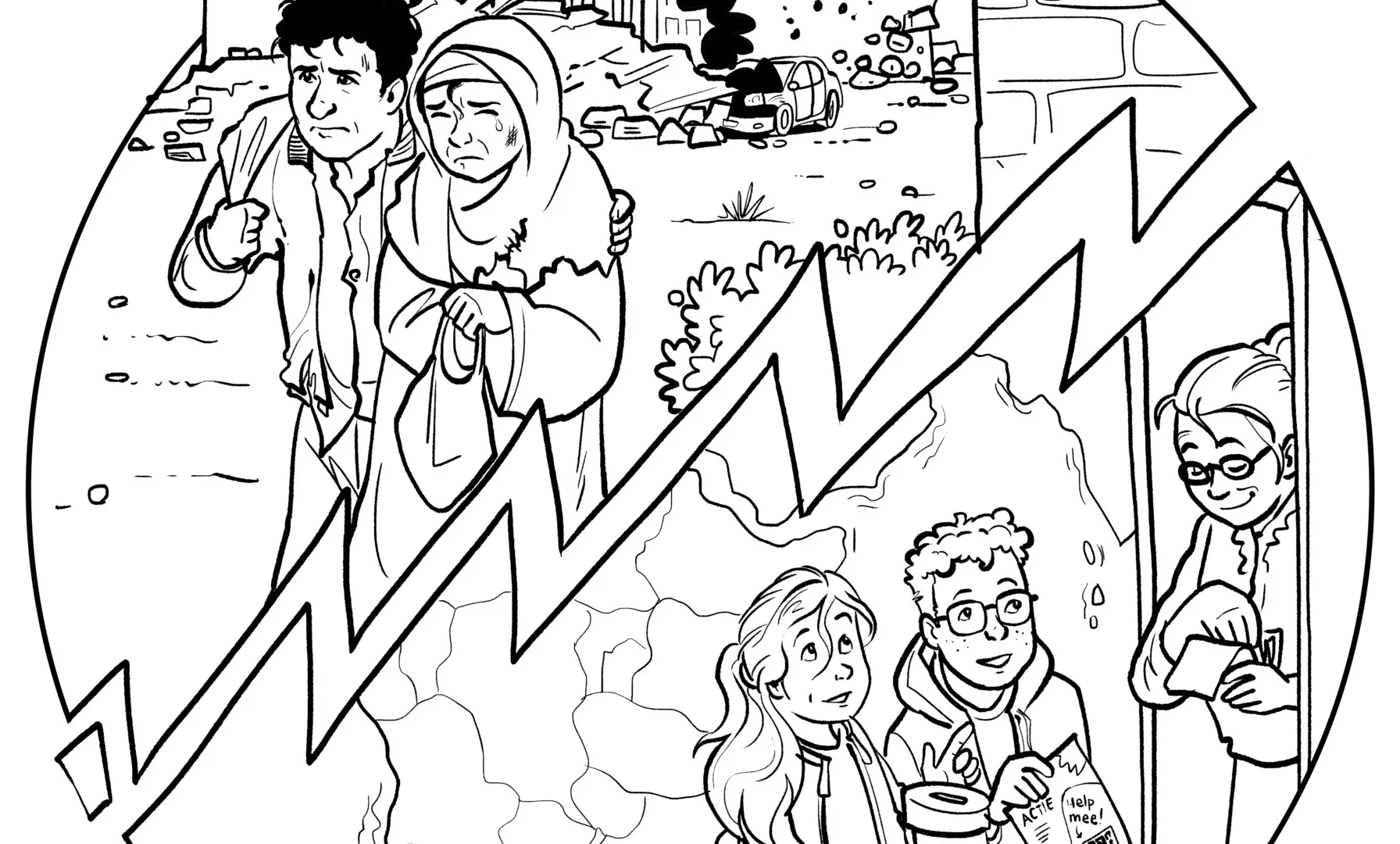 Kleurplaat Bijzondere Noden