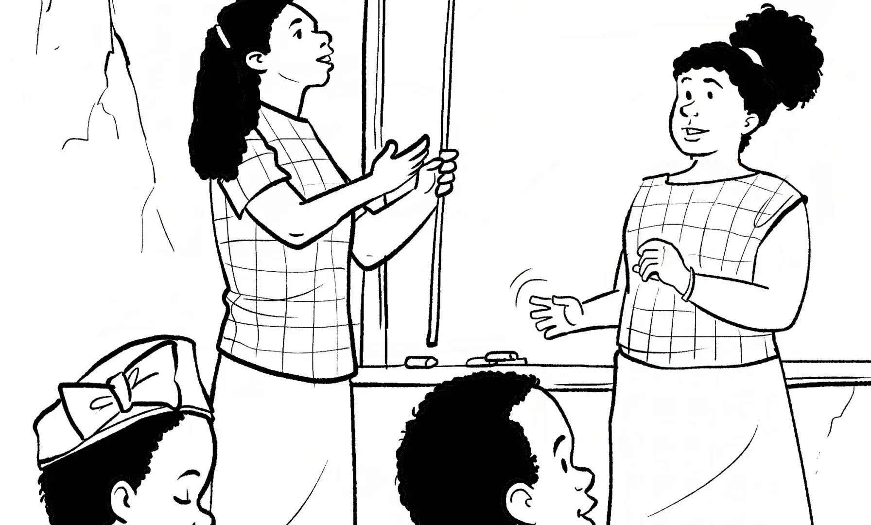 Kleurplaat Afrika, Bijzondere Noden